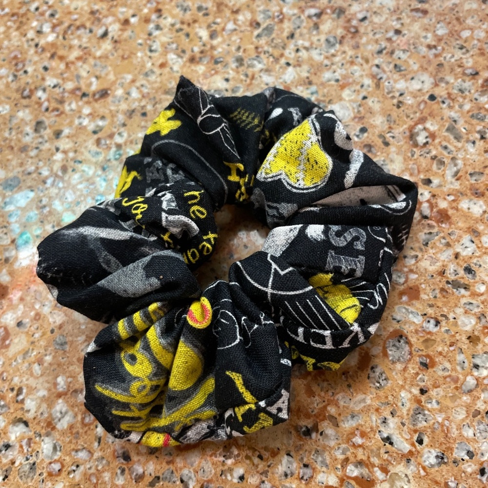 I love Softball Homemade Scrunchies
